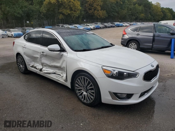 2016 Kia Cadenza Premium with VIN KNALN4D7XG5199162, listed as a Copart auction lot 71220124 with 115,678 mi miles and Salvage Title. Bid and sale history available at carsss.com. Image 4.