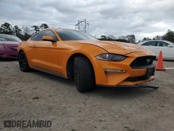 2019 Ford Mustang EcoBoost z VIN 1FA6P8TH4K5138092, wystawiony jako Copart lot #44217334 z przebiegiem 91 743 mil mil oraz Szkoda całkowita • Salvage title. Historia ofert i sprzedaży dostępna na DreamBid. Obrazek 4.