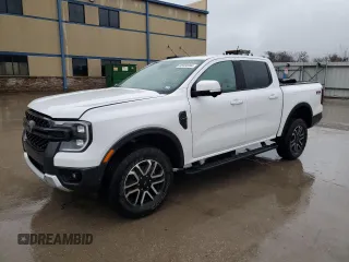 2024 Ford Ranger LARIAT with VIN 1FTER4KH0RLE32959, listed as a Copart auction lot 85358994 with 8,880 mi miles and Salvage Title. Bid and sale history available at carsss.com. Image 1.