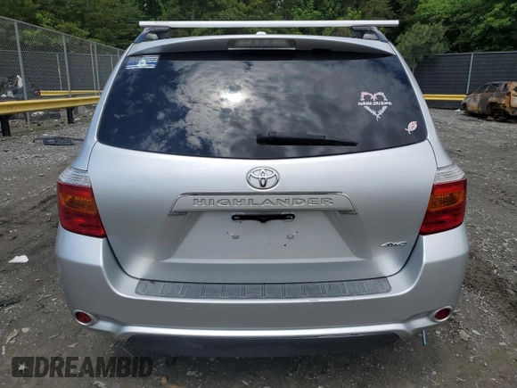 2010 Toyota Highlander with VIN 5TDBK3EH6AS028127, listed as a Copart auction lot 58197825 with 131,659 mi miles and Salvage title. Bid and sale history available at DreamBid. Image 6.