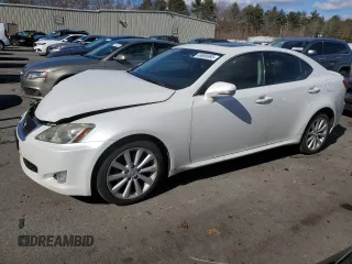 2010 Lexus IS 250 with VIN JTHCF5C26A5040088, listed as a Copart auction lot 46888885 with 268,717 mi miles and Salvage Title. Bid and sale history available at carsss.com. Image 1.