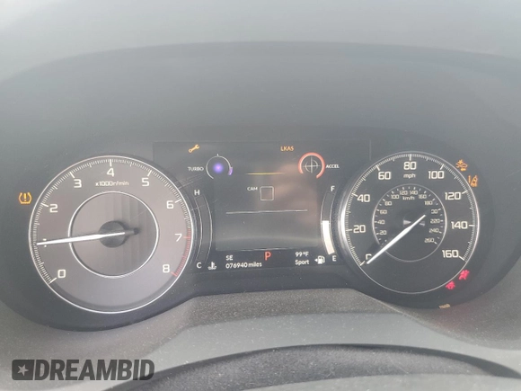 2019 Acura RDX Technology with VIN 5J8TC2H56KL041610, listed as a Copart auction lot 59875065 with 76,940 mi miles and Non repairable. Bid and sale history available at DreamBid. Image 9.