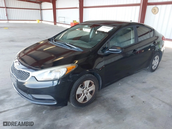 2016 Kia Forte LX with VIN KNAFK4A60G5581458, listed as a IAAI auction lot 42089089 with 118,083 mi miles. Bid and sale history available at carsss.com. Image 2.