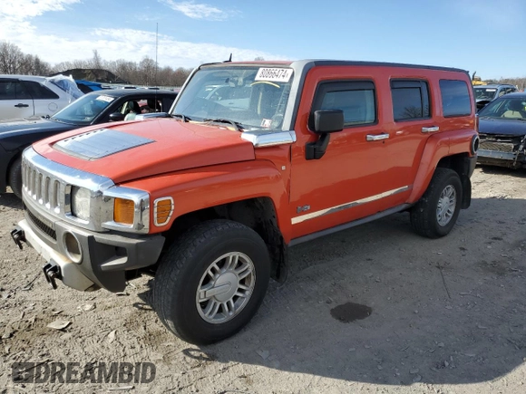 2008 Hummer H3 SUV with VIN 5GTEN13E388112429, listed as a Copart auction lot 80866474 with 209,206 mi miles and Clean Title. Bid and sale history available at carsss.com. Image 1.