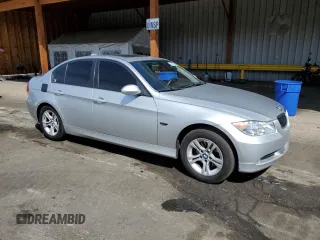2008 BMW 3 Series 328i with VIN WBAVA33508KX89131, listed as a Copart auction lot 51995325 with 148,735 mi miles and Salvage title. Bid and sale history available at DreamBid. Image 4.