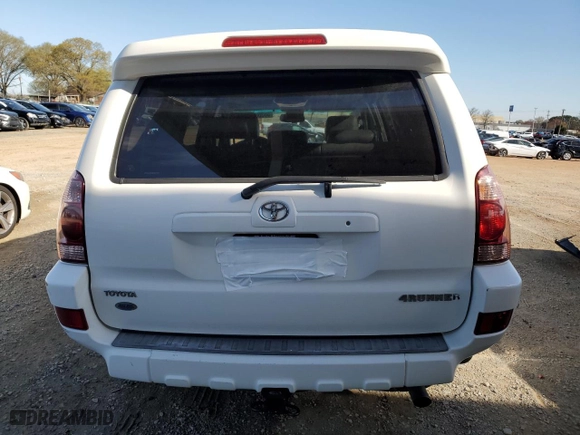 2005 Toyota 4Runner SR5 with VIN JTEZU14R350047617, listed as a Copart auction lot 50308995 with 242,858 mi miles and Salvage Title. Bid and sale history available at carsss.com. Image 6.