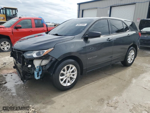2019 Chevrolet Equinox LS with VIN 2GNAXHEV0K6111829, listed as a Copart auction lot 50423505 with 178,523 mi miles and Salvage Title. Bid and sale history available at carsss.com. Image 1.