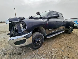 2021 Ram 3500 Tradesman with VIN 3C63RRGL8MG636360, listed as a Copart auction lot 47781365 with 42,568 mi miles and Salvage Title. Bid and sale history available at carsss.com. Image 1.