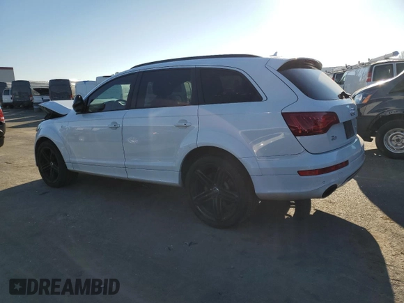 2015 Audi Q7 S line Prestige z VIN WA1DGAFE4FD028868, wystawiony jako Copart lot #42182795 z przebiegiem 127 491 mil mil oraz Szkoda całkowita • Salvage title. Historia ofert i sprzedaży dostępna na DreamBid. Obrazek 2.
