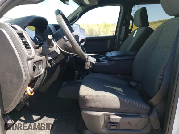 2024 Ram 2500 Tradesman with VIN 3C6UR5HJ9RG162386, listed as a Copart auction lot 53803995 with 1,776 mi miles and Salvage title. Bid and sale history available at DreamBid. Image 7.