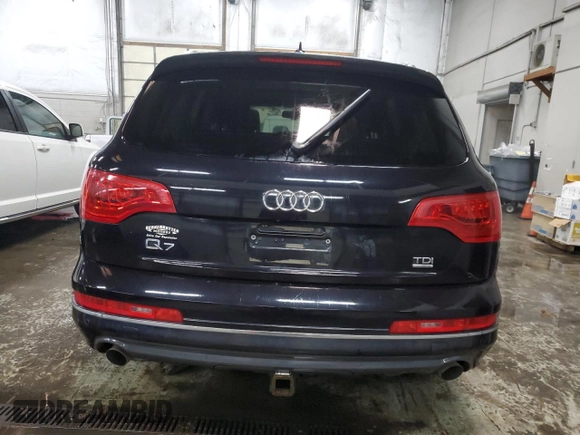2011 Audi Q7 3.0L TDI Premium Plus with VIN WA1LMAFE7BD007513, listed as a Copart auction lot 45493695 with 147,034 mi miles and Salvage Title. Bid and sale history available at carsss.com. Image 6.