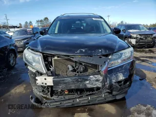 2016 Nissan Pathfinder SV with VIN 5N1AR2MM0GC607149, listed as a Copart auction lot 46050445 with 132,079 mi miles and Salvage Title. Bid and sale history available at carsss.com. Image 5.