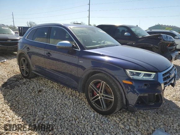 2018 Audi SQ5 Premium Plus with VIN WA1A4AFY2J2117350, listed as a Copart auction lot 48112954 with 70,119 mi miles and . Bid and sale history available at DreamBid. Image 4.