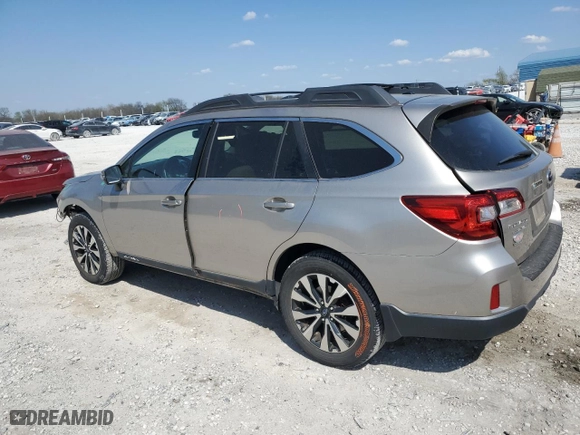 2015 Subaru Outback 2.5i Limited with VIN 4S4BSAJCXF3214790, listed as a Copart auction lot 50709605 with 84,809 mi miles and Clean Title. Bid and sale history available at carsss.com. Image 2.