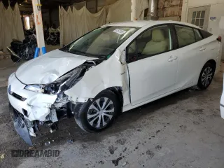 2020 Toyota Prius LE with VIN JTDL9RFU9L3017416, listed as a Copart auction lot 62875185 with 51,848 mi miles and Salvage title. Bid and sale history available at DreamBid. Image 1.