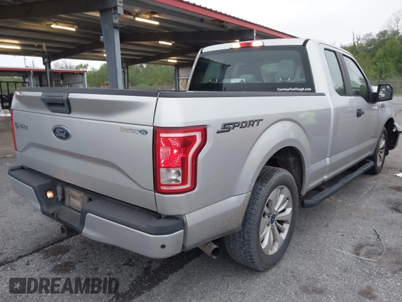 2016 Ford F-150 XL with VIN 1FTEX1CP8GKE34021, listed as a IAAI auction lot 41921351 with 128,194 mi miles and . Bid and sale history available at DreamBid. Image 4.