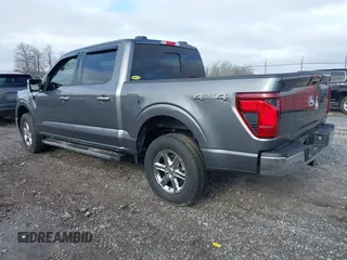 2024 Ford F-150 XLT with VIN 1FTEW3LPXRFA58948, listed as a IAAI auction lot 41537215 with 14,887 mi miles. Bid and sale history available at carsss.com. Image 3.