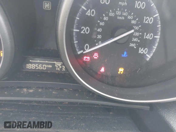 2012 Mazda 3 i Sport with VIN JM1BL1UF7C1523244, listed as a IAAI auction lot 40699608 with 188,560 mi miles and . Bid and sale history available at DreamBid. Image 7.