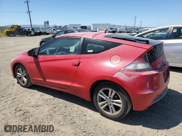 2011 Honda CR-Z with VIN JHMZF1D40BS010378, listed as a Copart auction lot 57410725 with 169,896 mi miles and Salvage title. Bid and sale history available at DreamBid. Image 2.