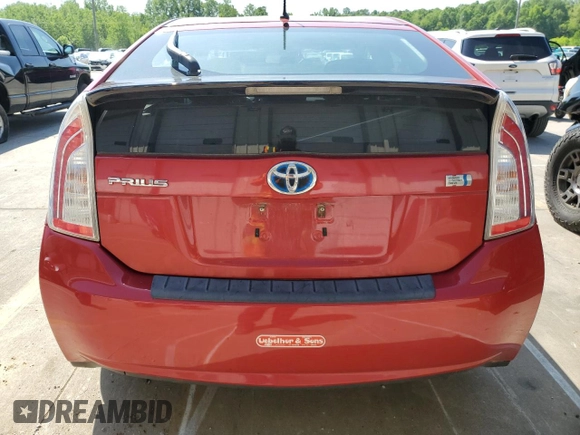 2012 Toyota Prius One with VIN JTDKN3DU4C5478924, listed as a Copart auction lot 56306605 with 179,122 mi miles and Clean Title. Bid and sale history available at DreamBid. Image 6.
