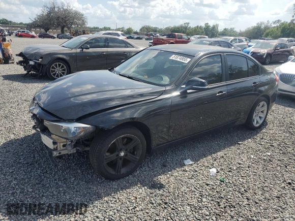 2013 BMW 3 Series 328i with VIN WBA3A5G52DNP25114, listed as a Copart auction lot 51874955 with 207,476 mi miles and Salvage Title. Bid and sale history available at carsss.com. Image 1.