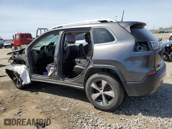 2019 Jeep Cherokee Limited с VIN 1C4PJMDN3KD356088, выставлен на аукционе Copart как лот 54826835 с пробегом Не указан миль и На запчасти • Non repairable. История ставок и продаж доступна на DreamBid. Изображение 2.