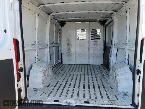 2021 Ram ProMaster Cargo with VIN 3C6LRVVG5ME584678, listed as a Copart auction lot 81923054 with 90,488 mi miles and Salvage Title. Bid and sale history available at DreamBid. Image 12.