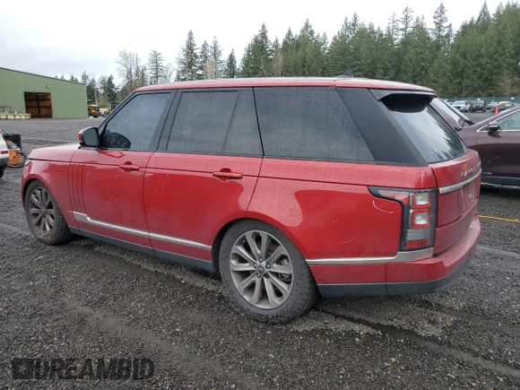 2016 Land Rover Range Rover with VIN SALGR2KF6GA262006, listed as a Copart auction lot 49400195 with 109,829 mi miles and Salvage Title. Bid and sale history available at DreamBid. Image 2.