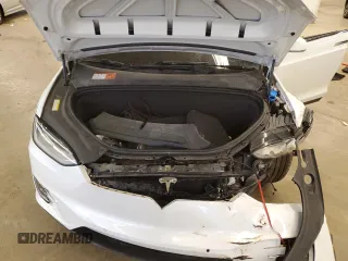 2016 Tesla Model X 70D with VIN 5YJXCBE24GF027807, listed as a Copart auction lot 50504814 with 0 mi miles and Salvage Title. Bid and sale history available at carsss.com. Image 12.