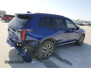 2023 Cadillac XT6 AWD Sport with VIN 1GYKPHRSXPZ117852, listed as a Copart auction lot 47895715 with 61,169 mi miles and Salvage title. Bid and sale history available at DreamBid. Image 3.