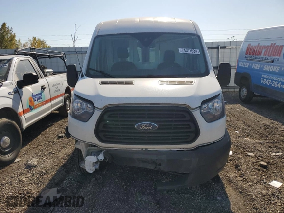 2019 Ford Transit with VIN 1FTYR2CM2KKB66496, listed as a Copart auction lot 87134004 with 190,590 mi miles and Salvage title. Bid and sale history available at DreamBid. Image 5.
