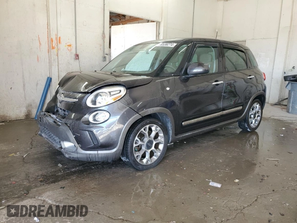 2017 FIAT 500L Trekking z VIN ZFBCFADHXHZ039285, wystawiony jako Copart lot #78538274 z przebiegiem 78 428 mil mil oraz Szkody całkowita. Historia ofert i sprzedaży dostępna na DreamBid. Obrazek 1.