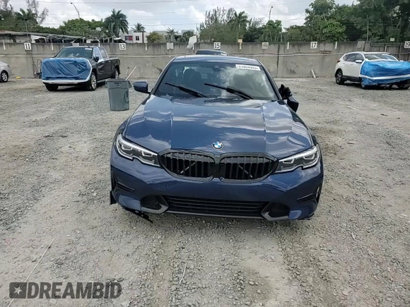2022 BMW 3 Series 330i with VIN 3MW5R1J05N8C24178, listed as a Copart auction lot 51004985 with 26,665 mi miles and Salvage Title. Bid and sale history available at carsss.com. Image 13.