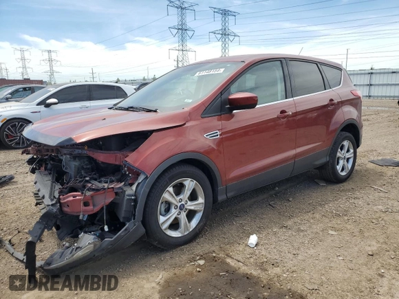 2016 Ford Escape SE with VIN 1FMCU0G74GUA49902, listed as a Copart auction lot 61148154 with 0 mi miles and Salvage Title. Bid and sale history available at carsss.com. Image 1.