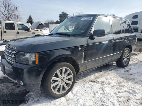 2012 Land Rover Range Rover SC with VIN SALMF1E42CA363490, listed as a Copart auction lot 45299055 with 117,314 mi miles and Clean Title. Bid and sale history available at carsss.com. Image 1.