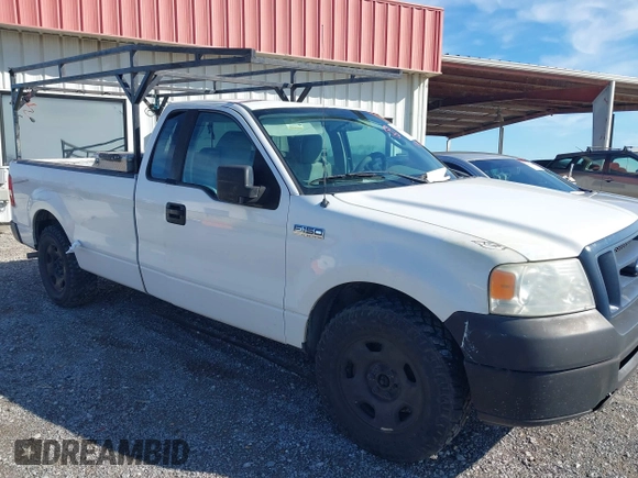 2007 Ford F-150 XL with VIN 1FTPF12V07KC40241, listed as a IAAI auction lot 41736613 with 403,583 mi miles. Bid and sale history available at carsss.com. Image 1.