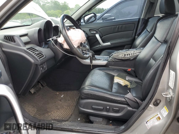 2009 Acura RDX Technology with VIN 5J8TB18549A003487, listed as a Copart auction lot 59742325 with 120,394 mi miles and Salvage title. Bid and sale history available at DreamBid. Image 7.
