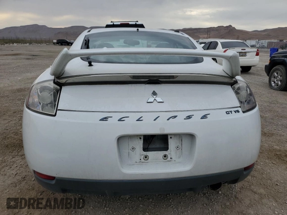 2008 Mitsubishi Eclipse SE-V6 with VIN 4A3AK64T68E014597, listed as a Copart auction lot 65401154 with 75,445 mi miles and Salvage Title. Bid and sale history available at carsss.com. Image 6.