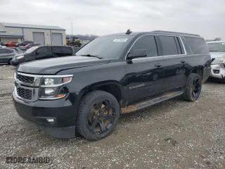 2019 Chevrolet Suburban LT with VIN 1GNSKHKC4KR243258, listed as a Copart auction lot 43746055 with NaN miles and Salvage Title. Bid and sale history available at carsss.com. Image 1.