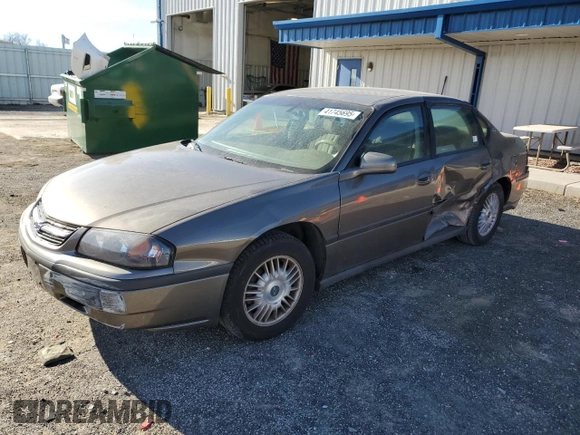2002 Chevrolet Impala with VIN 2G1WF55K029189458, listed as a Copart auction lot 41745695 with 182,236 mi miles and Non repairable. Bid and sale history available at DreamBid. Image 1.