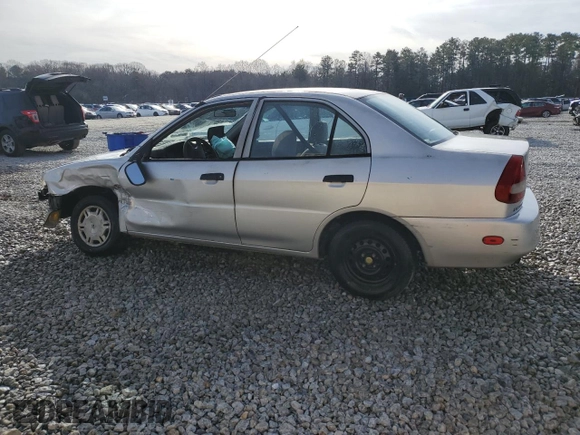 1998 Mitsubishi Mirage DE with VIN JA3AY26A3WU041117, listed as a Copart auction lot 88280675 with 213,243 mi miles and Salvage title. Bid and sale history available at DreamBid. Image 2.