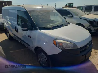 2017 Ram ProMaster City Cargo Tradesman with VIN ZFBERFAB2H6F18432, listed as a Copart auction lot 73711234 with 356,198 mi miles and Salvage Title. Bid and sale history available at carsss.com. Image 4.