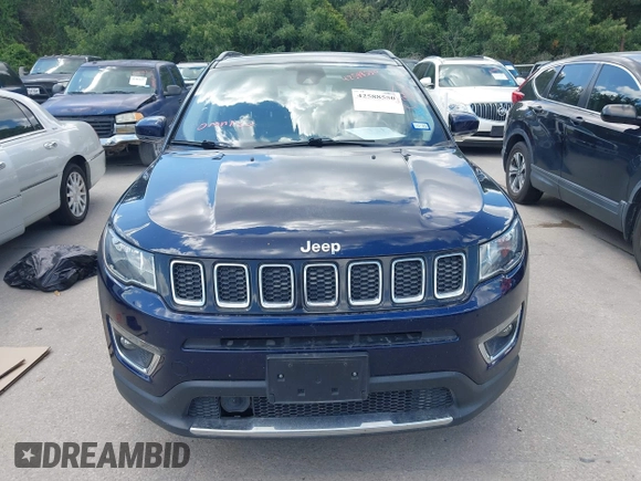 2021 Jeep Compass Limited с VIN 3C4NJDCB0MT586828, выставлен на аукционе IAAI как лот 42588550 с пробегом 82 773 миль миль и . История ставок и продаж доступна на DreamBid. Изображение 12.