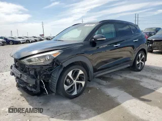 2016 Hyundai Tucson Limited z VIN KM8J33A22GU221126, wystawiony jako Copart lot #56756555 z przebiegiem 89 265 mil mil oraz Szkoda całkowita • Salvage title. Historia ofert i sprzedaży dostępna na DreamBid. Obrazek 1.