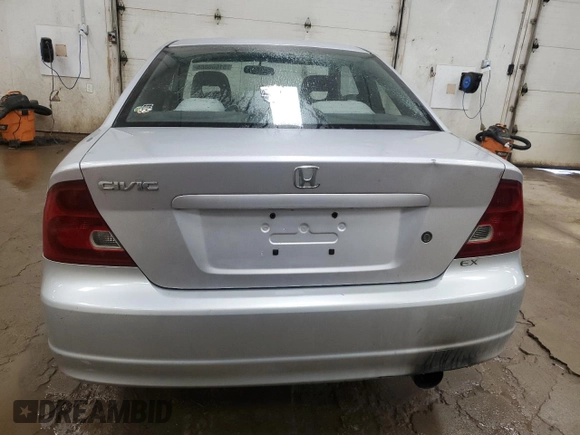 2002 Honda Civic EX with VIN 1HGEM22942L105757, listed as a Copart auction lot 51666885 with 160,333 mi miles and Clean Title. Bid and sale history available at carsss.com. Image 6.