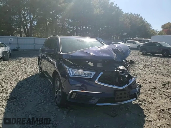 2018 Acura MDX w/Advance/Entertainment Pkg with VIN 5J8YD4H98JL004106, listed as a Copart auction lot 76923764 with 105,349 mi miles and Salvage Title. Bid and sale history available at carsss.com. Image 12.