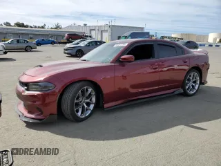 2020 Dodge Charger GT with VIN 2C3CDXHG4LH163055, listed as a Copart auction lot 46417195 with 58,766 mi miles and Salvage Title. Bid and sale history available at carsss.com. Image 1.