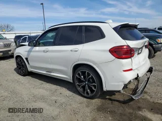 2020 BMW X3 M with VIN 5YMTS0C0XL9B97112, listed as a Copart auction lot 47139975 with 59,356 mi miles and Salvage Title. Bid and sale history available at carsss.com. Image 2.