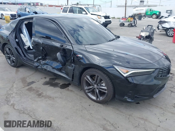 2024 Acura Integra w/A-Spec Package z VIN 19UDE4H36RA014387, wystawiony jako IAAI lot #42064339 z przebiegiem 15 977 mil mil oraz . Historia ofert i sprzedaży dostępna na DreamBid. Obrazek 1.