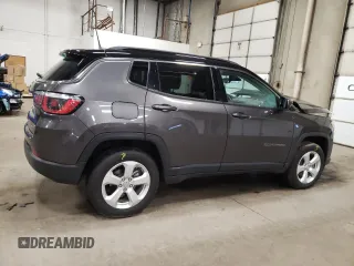 2020 Jeep Compass Latitude with VIN 3C4NJDBB7LT156620, listed as a Copart auction lot 81154344 with 55,098 mi miles and Salvage Title. Bid and sale history available at carsss.com. Image 3.